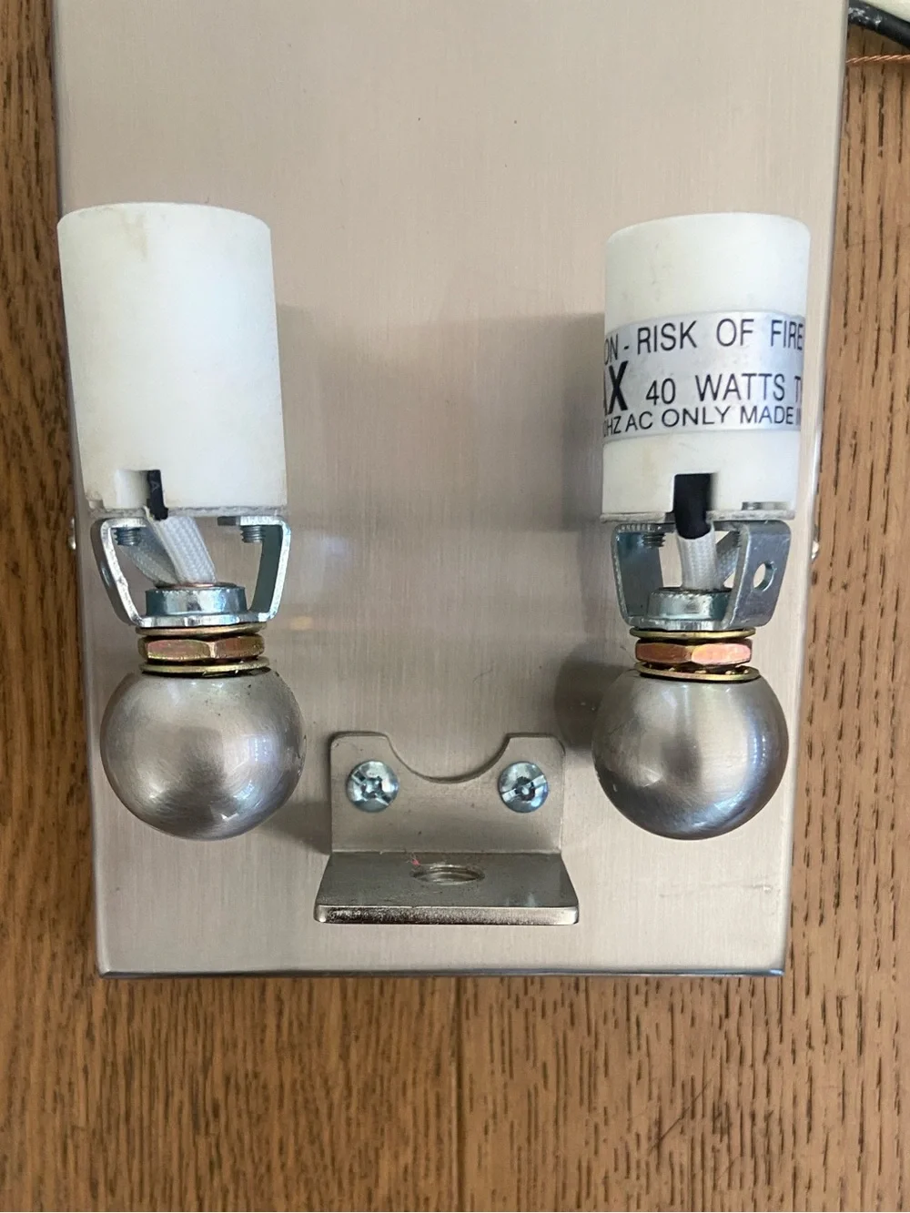 Restoration Hardware Two-Light Wall Sconces - a Pair